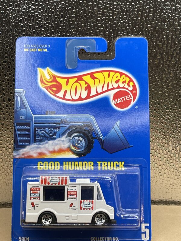 Hot Wheels 1991 Original Good Humor Ice Cream Truck. #5 Blue Card