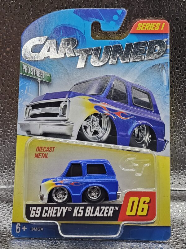 MGA Car Tuned Walgreens #03 '69 Chevy K5 Blazer in Blue #06 of 08 in the Set